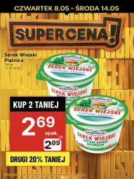 Gazetka promocyjna Delikatesy Centrum - Franczyza DC19 Czwartek - Gazetka - ważna od 14.05 do 14.05.2025 - strona 3 - produkty: Ser, Piątnica, Serek