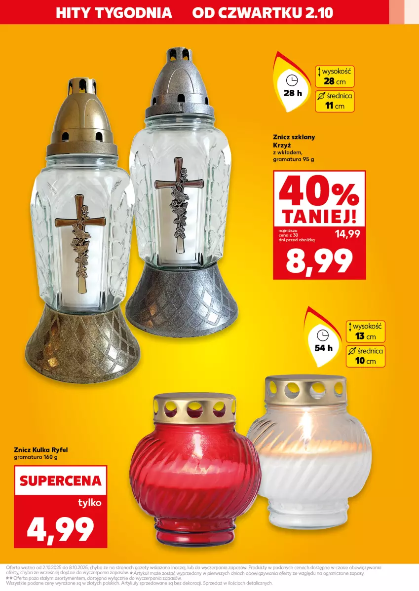 Gazetka promocyjna Kaufland - Kaufland - ważna 02.10 do 08.10.2025 - strona 3 - produkty: Gra, Rama, Znicz