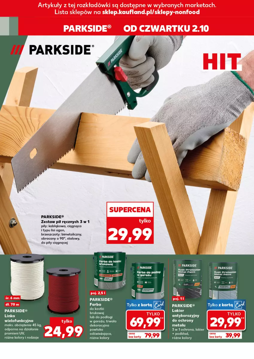Gazetka promocyjna Kaufland - Kaufland - ważna 02.10 do 08.10.2025 - strona 8 - produkty: Fa, Garaż, Lakier, Parkside, Podkład, Por, Rust