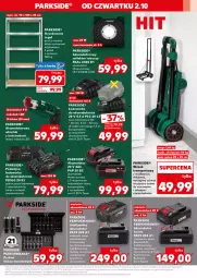 Gazetka promocyjna Kaufland - Kaufland - Gazetka - ważna od 08.10 do 08.10.2025 - strona 11 - produkty: Parkside, Lampa robocza LED, Top, Sos, Ser, Por, Cynk, Tran, Warka, Sport, Wózek, Waga, Lampa, Intel, Akumulator, LG, Fa