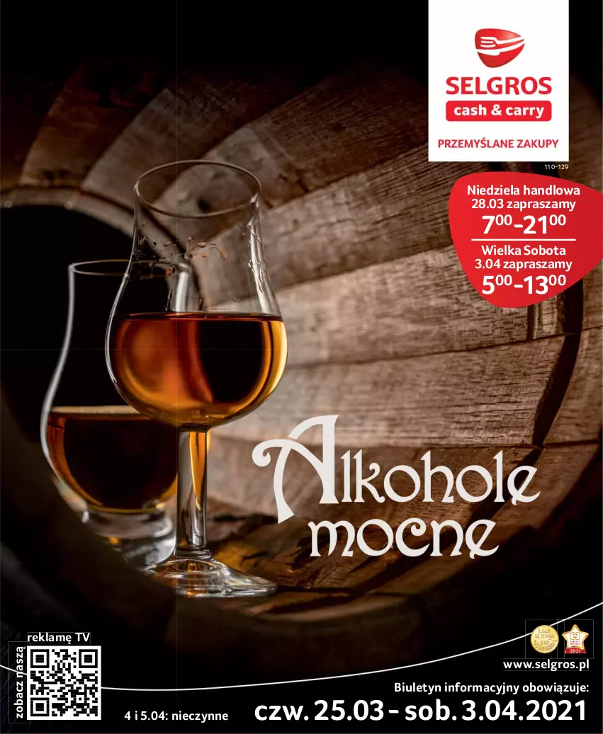 Gazetka promocyjna Selgros - Katalog Alkohole - ważna 25.03 do 05.04.2021 - strona 1 - produkty: LG