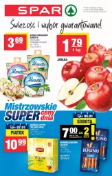 Gazetka promocyjna Spar - Spar - Gazetka - ważna od 12.01 do 12.01.2022 - strona 1 - produkty: Ser, Parówki, Serek, Serek twarogowy, Lipton, Hochland, Herbata, Berlinki, Almette, Jabłka