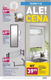 Gazetka promocyjna Aldi - Gazetka - ważna od 14.08 do 14.08.2021 - strona 4 - produkty: Sos, Rama, Wieszak, Regał, Półka, Obuwie, Roleta, Lampa, Lustro, Akumulator