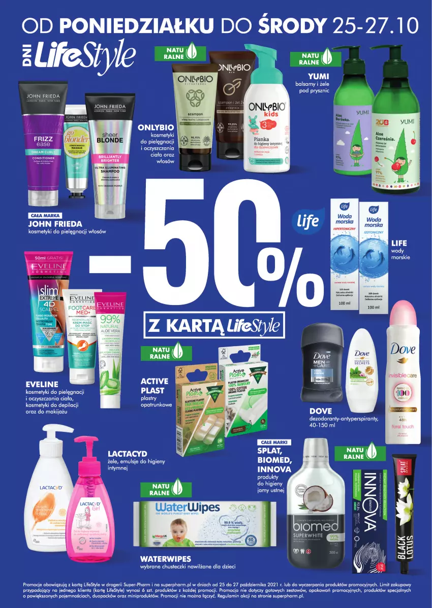 Gazetka promocyjna Super Pharm - Gazetka - ważna 25.10 do 30.10.2021 - strona 2 - produkty: Dove, Eveline, Gra, John frieda, Kosmetyki do pielęgnacji, Lactacyd, Makijaż, Ser