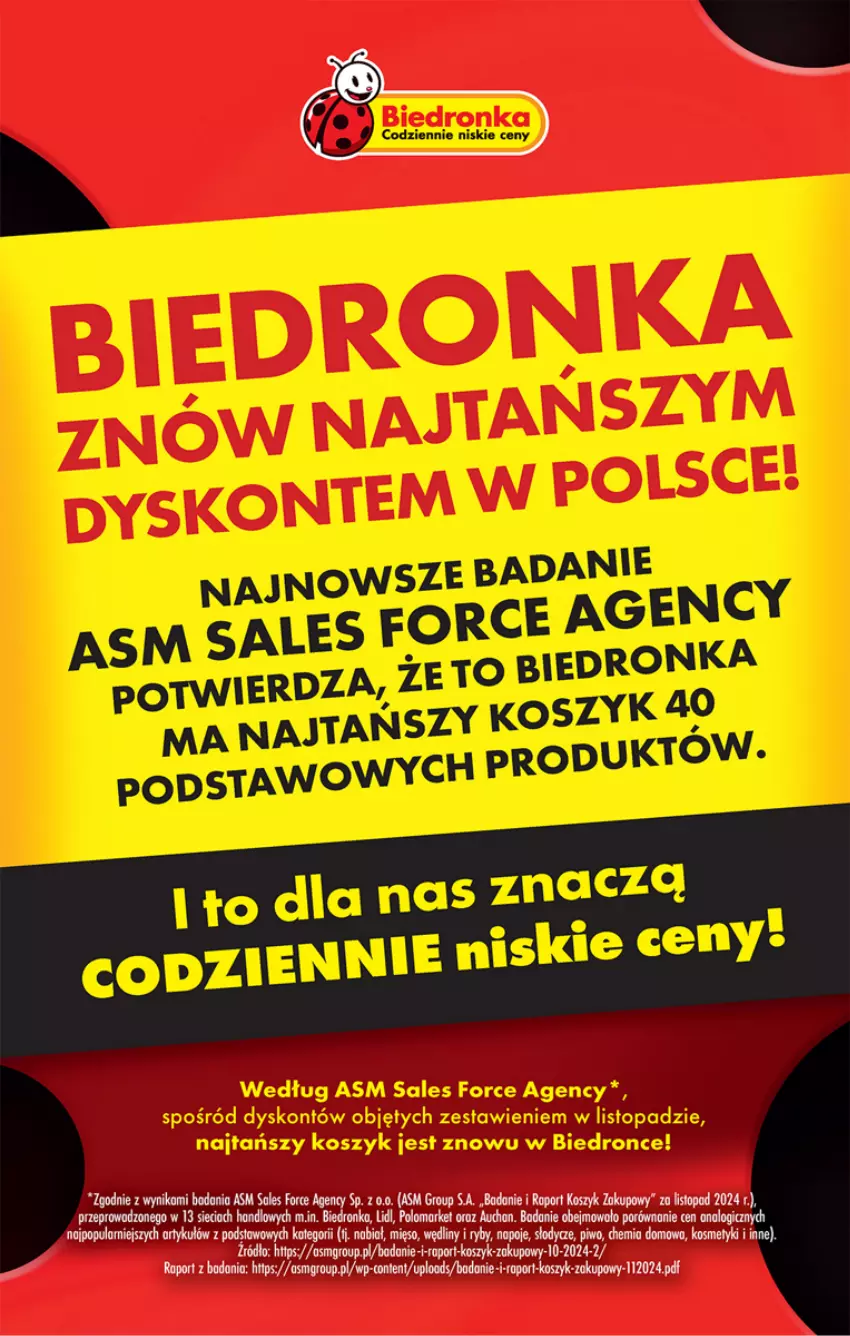 Gazetka promocyjna Biedronka - Od Czwartku - ważna 27.12.2024 do 01.01.2025 - strona 76 - produkty: Kosz, Mięso, Napoje, Piwo, Por, Top