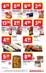 Gazetka promocyjna Spar - EuroSpar - Gazetka - ważna od 15.07 do 15.07.2022 - strona 13 - produkty: Halibut, Krakus, Sos, Sok, Ser, Rio Mare, Sokołów, Parówki, Kawa, Szynka, Tarczyński, Kabanos, Dorsz, Kiełbasa, Olewnik