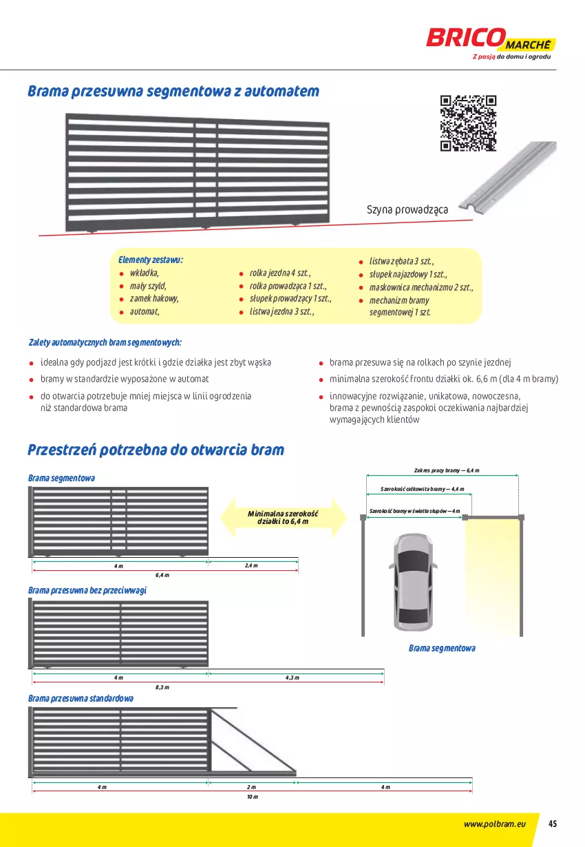 Gazetka promocyjna Bricomarche - Gazetka - ważna 17.05 do 31.07.2022 - strona 45 - produkty: Listwa, Rama, Słupek, Szyna, Wagi