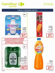 Gazetka promocyjna Carrefour - Gazetka Express - Gazetka - ważna od 10.01 do 10.01.2022 - strona 2 - produkty: Piwa, Piwo, Ciastka, Koc, Gra, Danone, Jogurt, Actimel, Okocim, Napój, Hortex