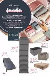 Gazetka promocyjna Auchan - Gazetka Wiosenne inspiracje Hipermarket Auchan - Gazetka - ważna od 13.03 do 13.03.2024 - strona 10 - produkty: Por, Buty, Organizer, Kosz, Półka, Pokrowiec