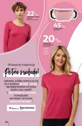 Gazetka promocyjna Auchan - Gazetka Wiosenne inspiracje Hipermarket Auchan - Gazetka - ważna od 13.03 do 13.03.2024 - strona 14 - produkty: Torebka, Ubrania, T-shirt, Moda