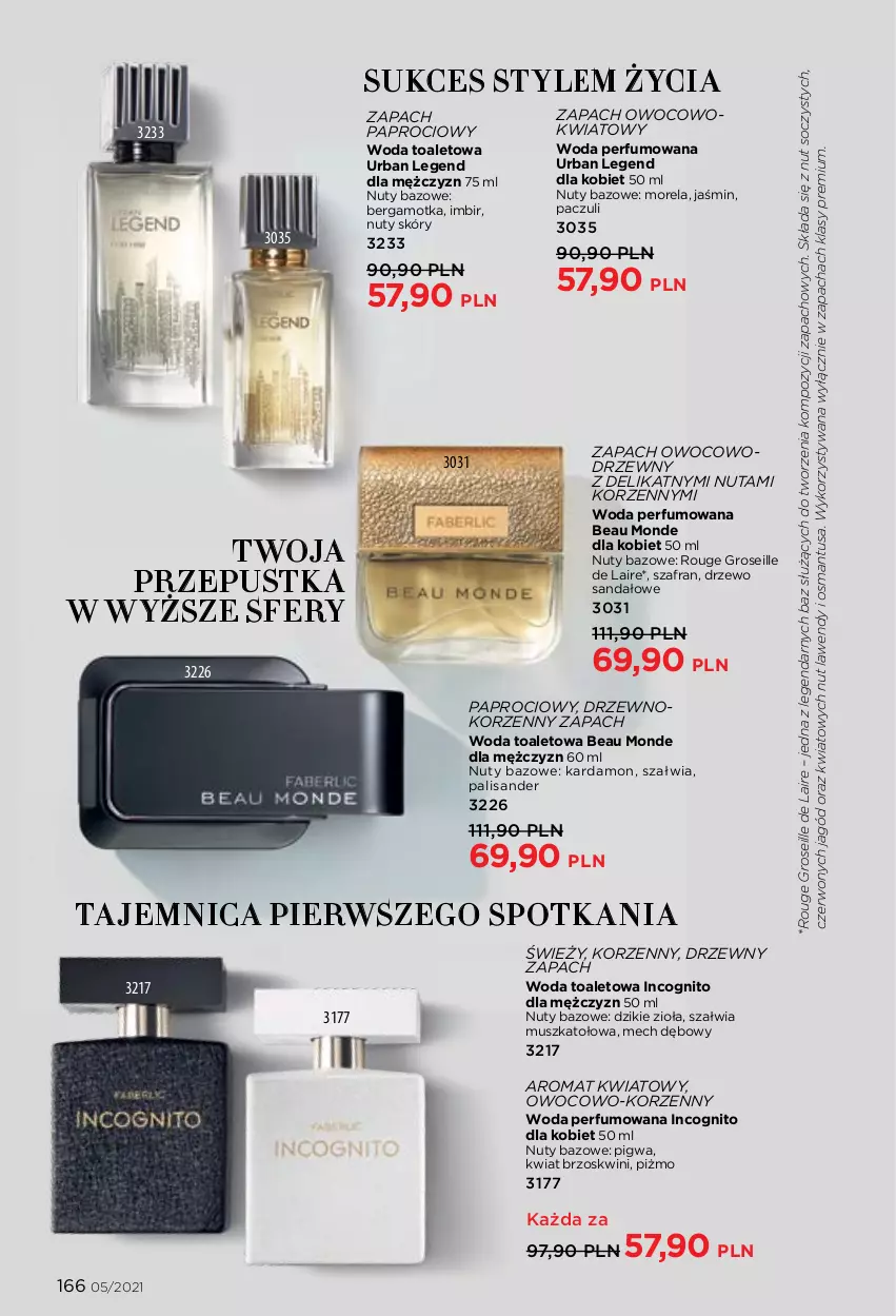 Gazetka promocyjna Faberlic - Gazetka - ważna 29.03 do 11.04.2021 - strona 166 - produkty: Imbir, Morela, Mus, Nuty, Perfum, Sandał, Szafran, Woda, Woda perfumowana, Woda toaletowa