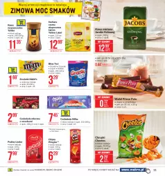 Gazetka promocyjna Makro - [Oferta promocyjna] Artykuły spożywcze - Gazetka - ważna od 08.02 do 08.02.2021 - strona 11 - produkty: Tchibo, Cheetos, Kawa rozpuszczalna, Prince Polo, Orzeszki, Toffino, Praliny, Lindor, Jeżyki, Chipsy, Kawa mielona, Kawa, Herbata czarna, Jacobs Krönung, Chrupki, Czekolada mleczna, Lipton, Grześki, Czekolada, Alkohole, Pringles, Biuro, Jacobs, Herbata, Milka