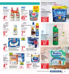 Gazetka promocyjna Makro - [Oferta promocyjna] Artykuły spożywcze - Gazetka - ważna od 08.02 do 08.02.2021 - strona 15 - produkty: Domestos, Rum, Gin, Do mycia naczyń, Papier, Finish, Ręcznik kuchenny, Tablet, Płyn do mycia naczyń, Papier toaletowy, Velvet, Ręcznik, Odświeżacz powietrza, Foxy, Fairy, Płyn do mycia, Pronto, Fa