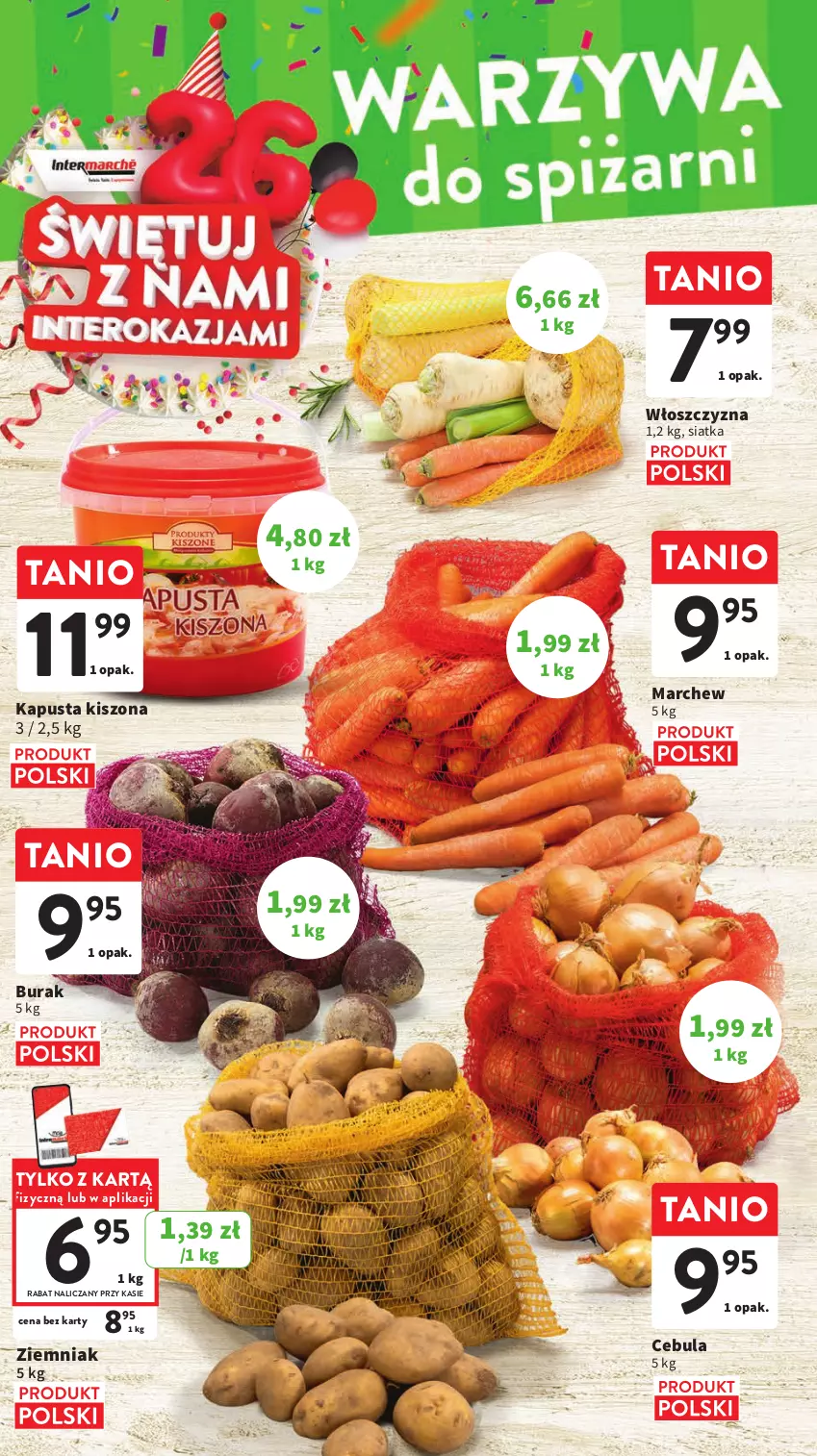 Gazetka promocyjna Intermarche - Gazetka Intermarche - ważna 12.10 do 18.10.2023 - strona 17 - produkty: Cebula, Siatka