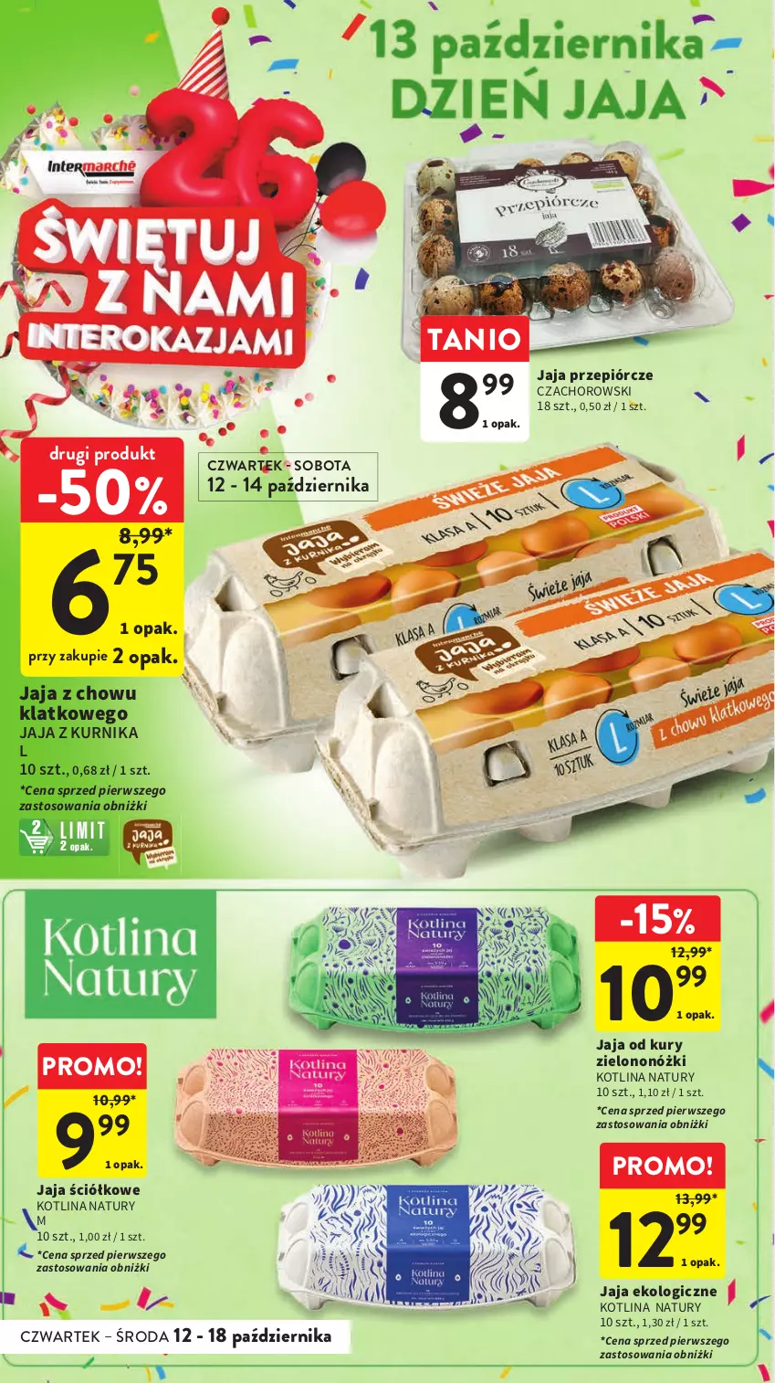 Gazetka promocyjna Intermarche - Gazetka Intermarche - ważna 12.10 do 18.10.2023 - strona 30 - produkty: Jaja, Kotlin