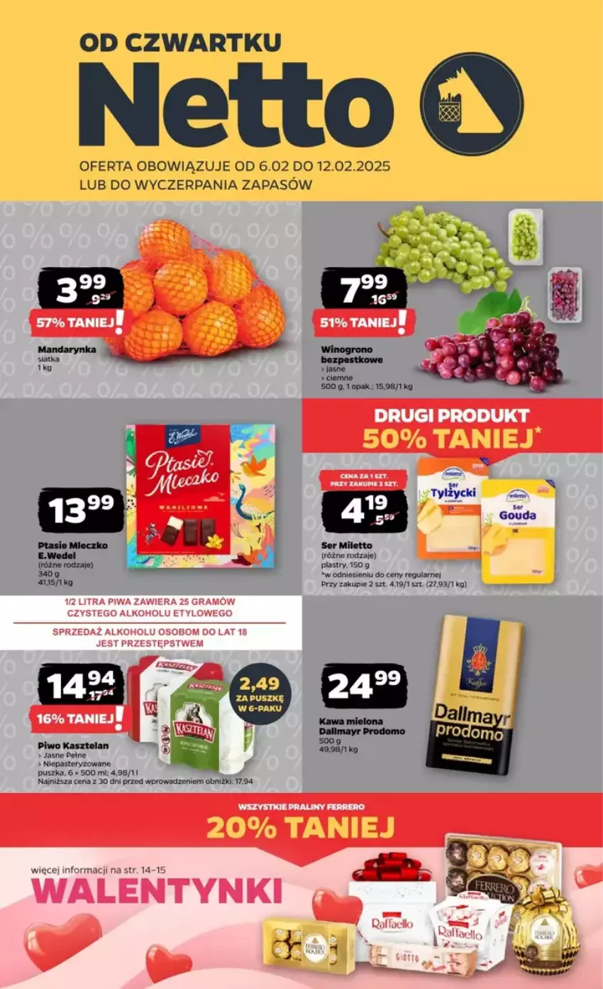 Gazetka promocyjna Netto - ważna 06.02 do 12.02.2025 - strona 1 - produkty: Gouda, Gra, Piwa, Ser