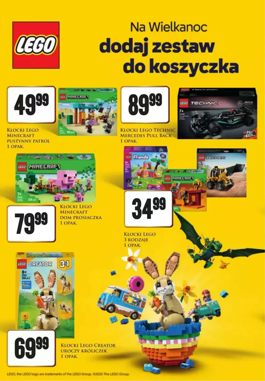 Gazetka promocyjna Dino - ważna 17.03 do 29.03.2025 - strona 12 - produkty: Klocki, Kosz, LEGO, LEGO Creator, LEGO Minecraft, Minecraft