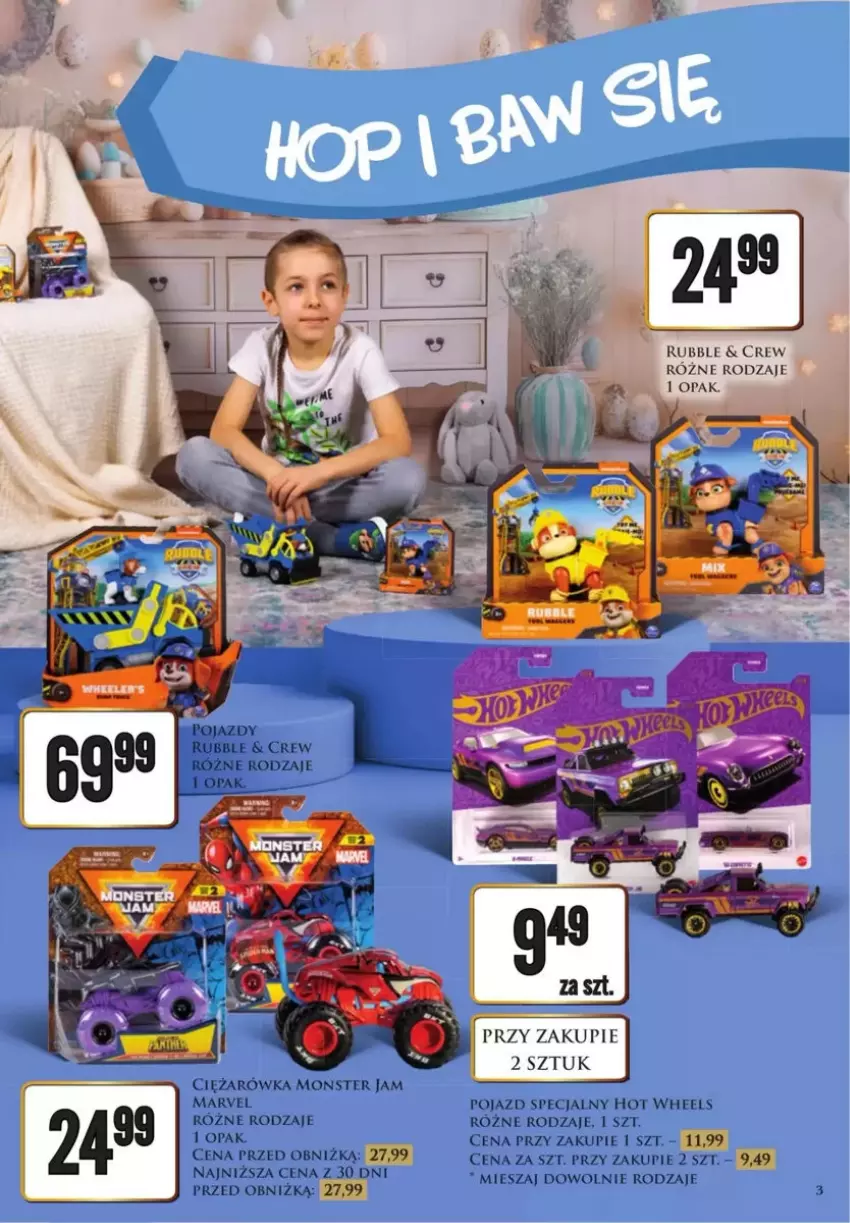 Gazetka promocyjna Dino - ważna 17.03 do 29.03.2025 - strona 18 - produkty: Hot Wheels, Pojazd