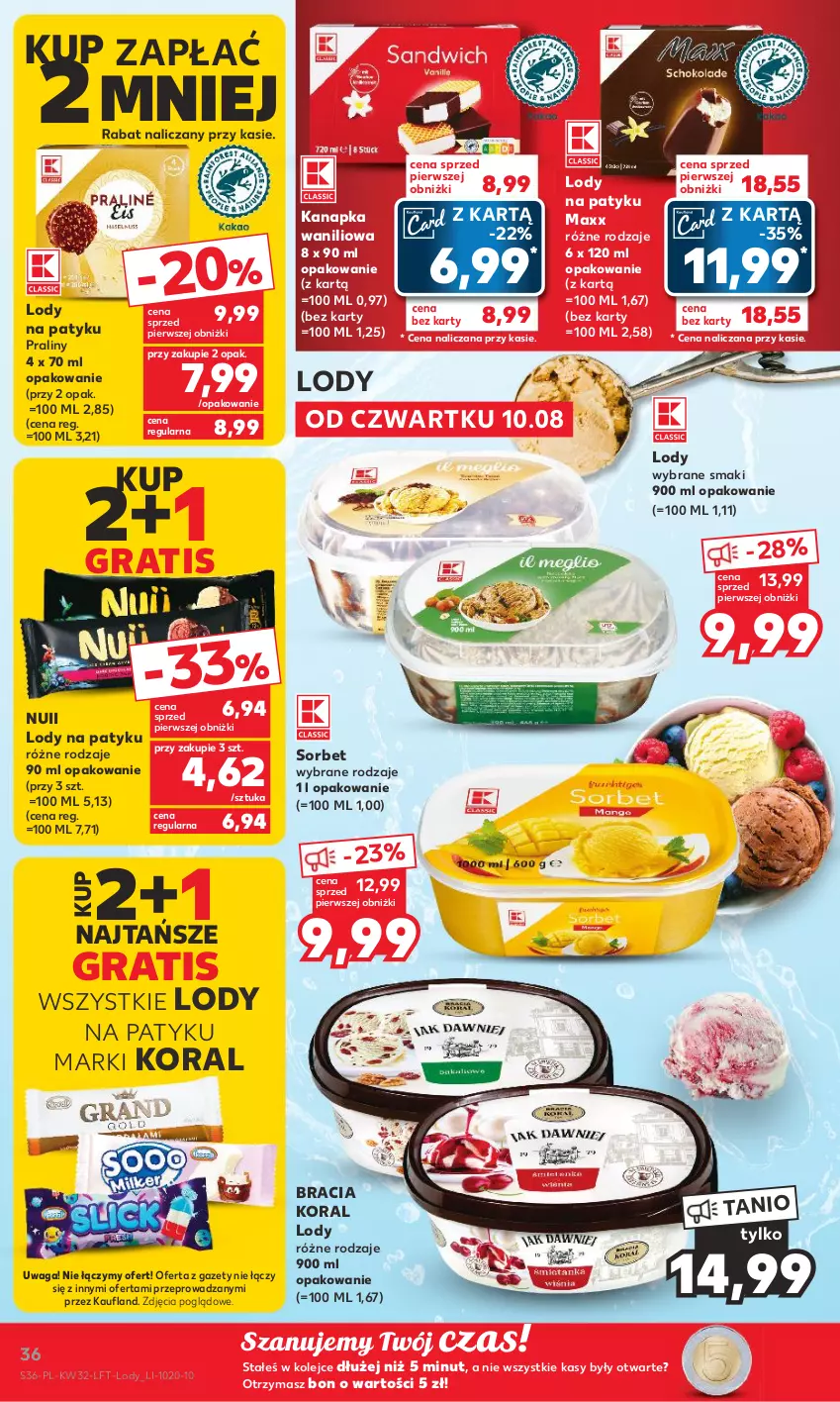 Gazetka promocyjna Kaufland - Gazetka tygodnia - ważna 10.08 do 16.08.2023 - strona 36 - produkty: Gra, Lody, Olej, Oral B, Praliny, Waga