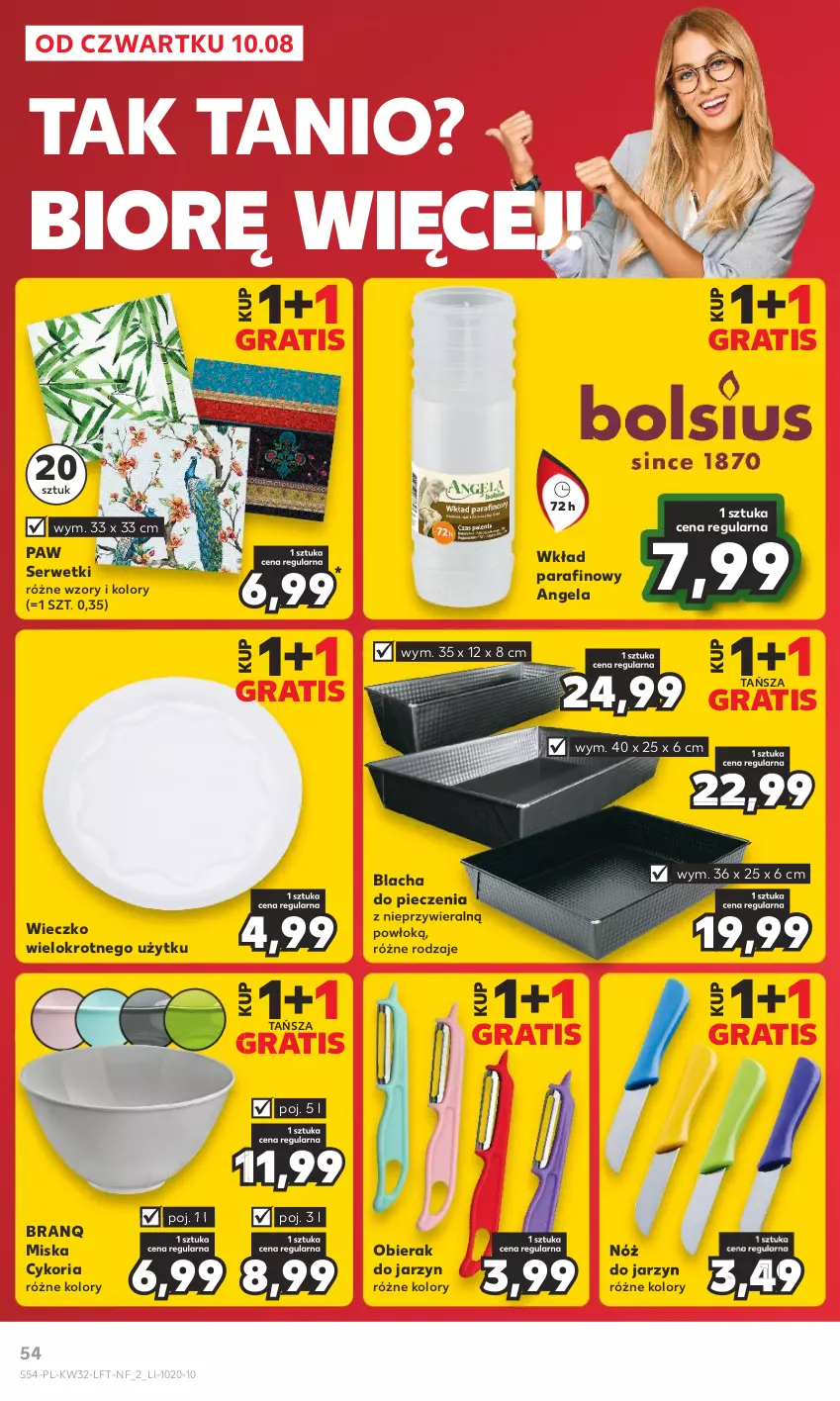 Gazetka promocyjna Kaufland - Gazetka tygodnia - ważna 10.08 do 16.08.2023 - strona 54 - produkty: Blacha do pieczenia, Gra, Miska, Piec, Ser, Serwetki