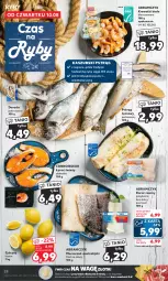 Gazetka promocyjna Kaufland - Gazetka tygodnia - Gazetka - ważna od 16.08 do 16.08.2023 - strona 28 - produkty: Polędwica, Pstrąg tęczowy, Cytryny, Pstrąg, Krewetki, Dorsz, Waga, Olej