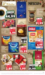 Gazetka promocyjna Kaufland - Gazetka tygodnia - Gazetka - ważna od 16.08 do 16.08.2023 - strona 35 - produkty: Tchibo, Nescafé, Kawa rozpuszczalna, Ser, Inka, Kawa zbożowa, Cukier, Kawa ziarnista, Kawa mielona, Kawa, Herbata czarna, Tetley, Herbata, Herbata owocowa