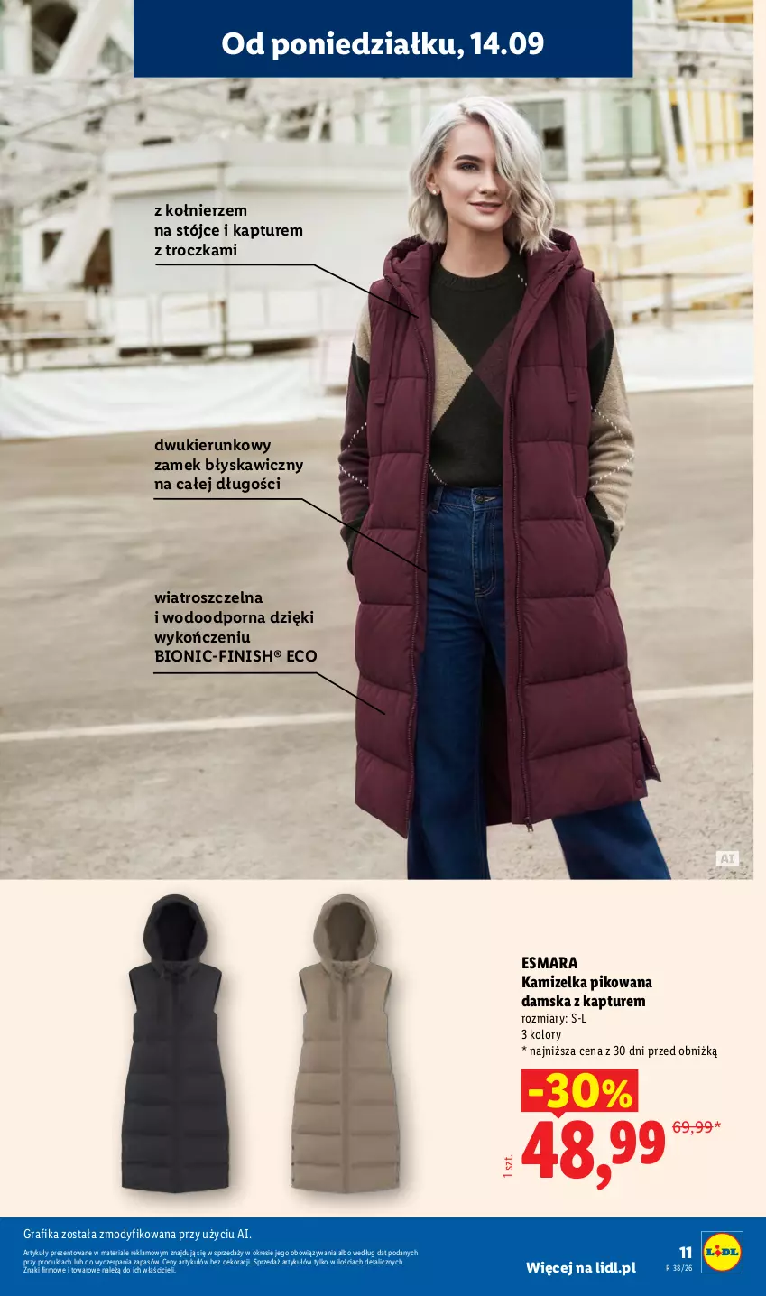 Gazetka promocyjna Lidl - Gazetka ważna od 14.09. do 19.09. - ważna 14.09 do 19.09.2026 - strona 15 - produkty: Finish, Gra, Grafika, Kamizelka, Por