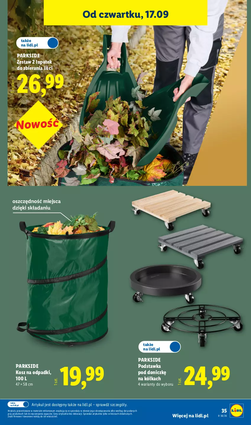 Gazetka promocyjna Lidl - Gazetka ważna od 14.09. do 19.09. - ważna 14.09 do 19.09.2026 - strona 43 - produkty: Kosz, Parkside