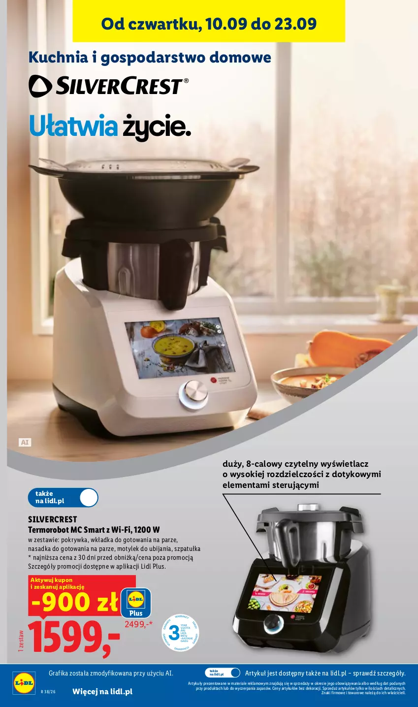 Gazetka promocyjna Lidl - Gazetka ważna od 14.09. do 19.09. - ważna 14.09 do 19.09.2026 - strona 50 - produkty: Gra, Grafika, Kuchnia, Robot, Silvercrest, Sok, Szpatułka