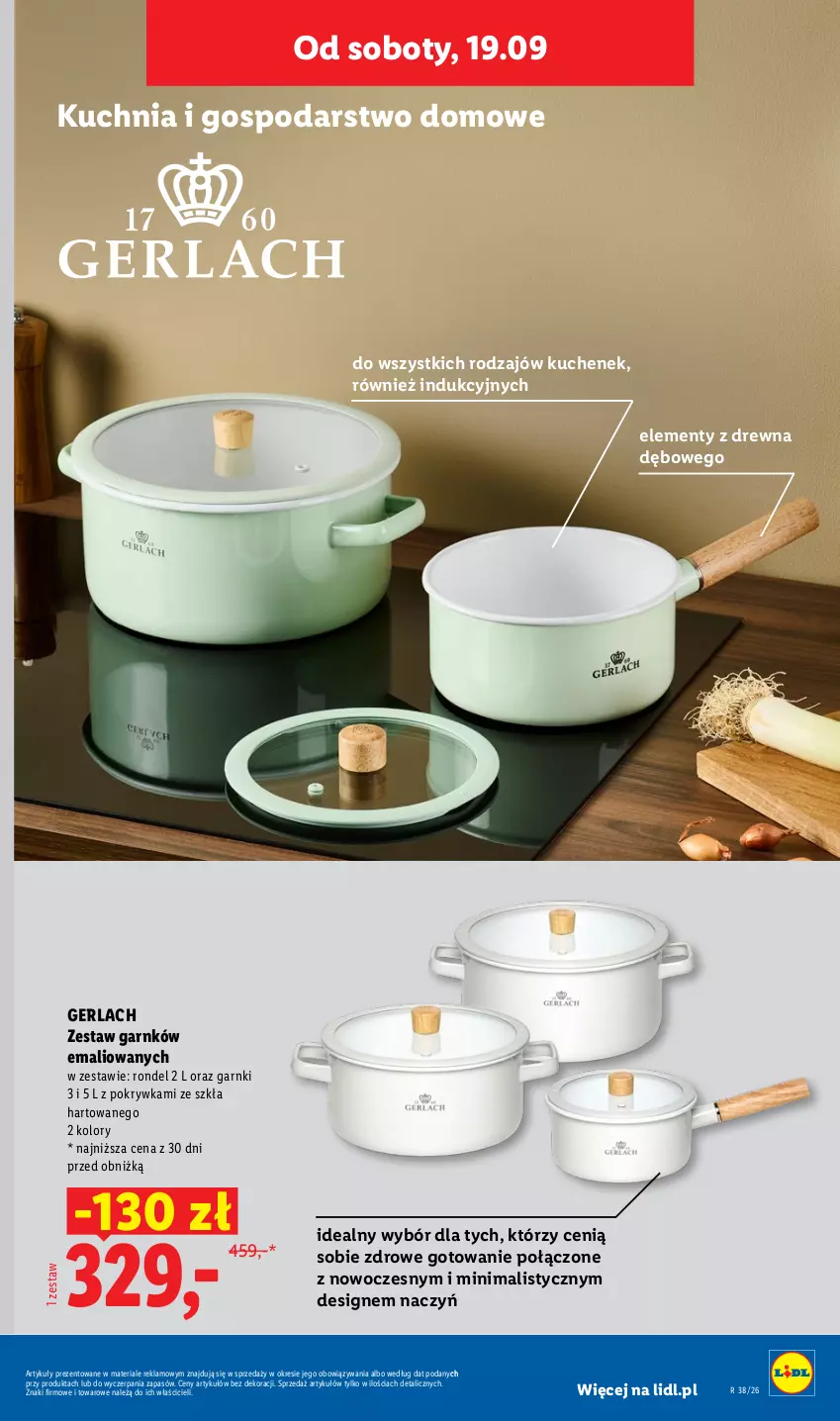 Gazetka promocyjna Lidl - Gazetka ważna od 14.09. do 19.09. - ważna 14.09 do 19.09.2026 - strona 51 - produkty: Kuchnia, Rondel
