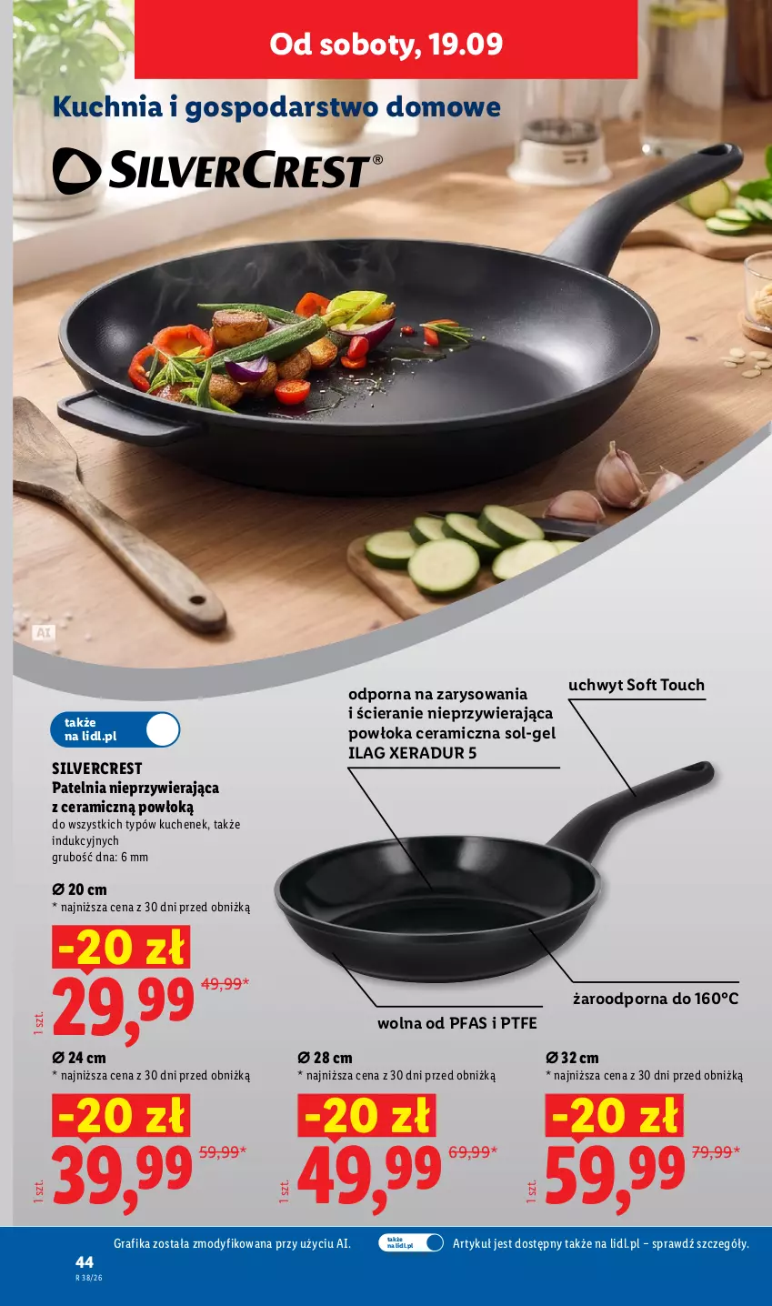 Gazetka promocyjna Lidl - Gazetka ważna od 14.09. do 19.09. - ważna 14.09 do 19.09.2026 - strona 54 - produkty: Fa, Gra, Grafika, Kuchnia, Patelnia, Por, Silvercrest
