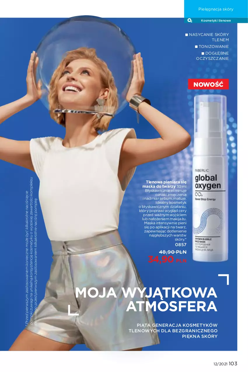 Gazetka promocyjna Faberlic - Gazetka - ważna 16.08 do 15.09.2021 - strona 103 - produkty: Gra, Makijaż, Maska, Maska do twarzy, Pielęgnacja skóry, Sok, Wagi