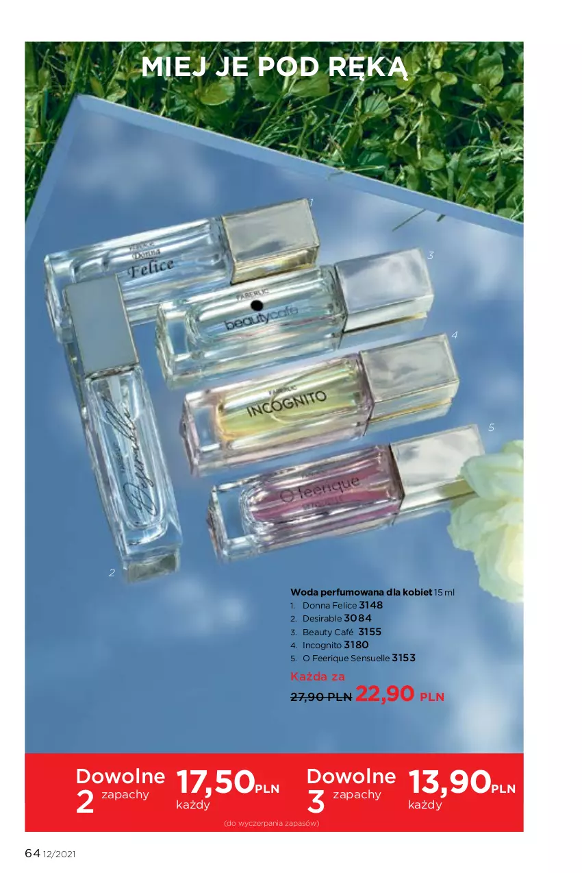 Gazetka promocyjna Faberlic - Gazetka - ważna 16.08 do 15.09.2021 - strona 64 - produkty: Perfum, Woda, Woda perfumowana