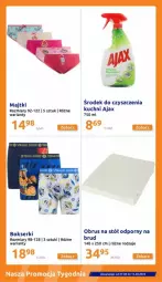 Gazetka promocyjna Action - Gazetka - ważna od 13.08 do 13.08.2024 - strona 5 - produkty: Ser, Por, Ajax, Majtki, Stół, Obrus, Bokserki