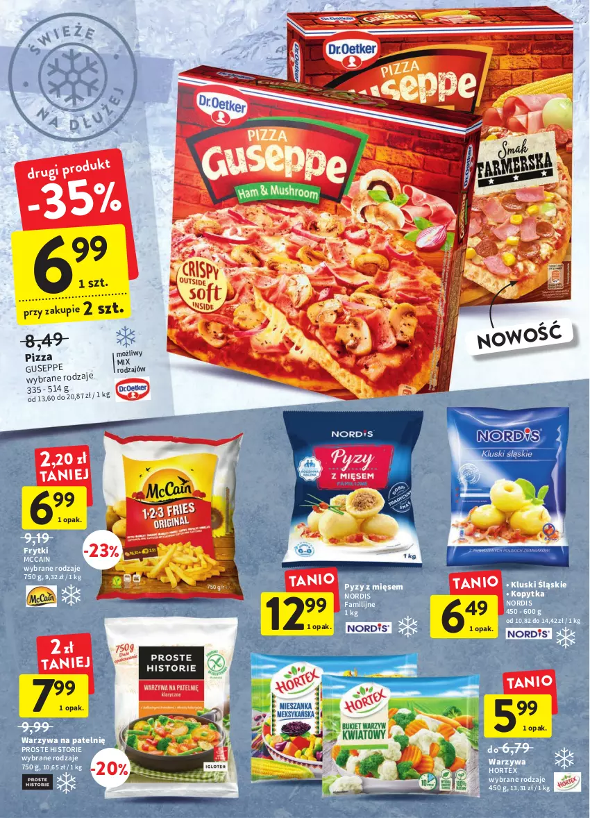 Gazetka promocyjna Intermarche - Gazetka Intermarche - ważna 03.11 do 08.11.2022 - strona 20 - produkty: Fa, Frytki, Hortex, Kopytka, McCain, Pizza, Warzywa