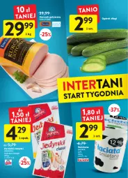 Gazetka promocyjna Intermarche - Gazetka Intermarche - Gazetka - ważna od 08.11 do 08.11.2022 - strona 38 - produkty: Kurczak, Kurczak gotowany, Parówki, Ogórek, Tarczyński