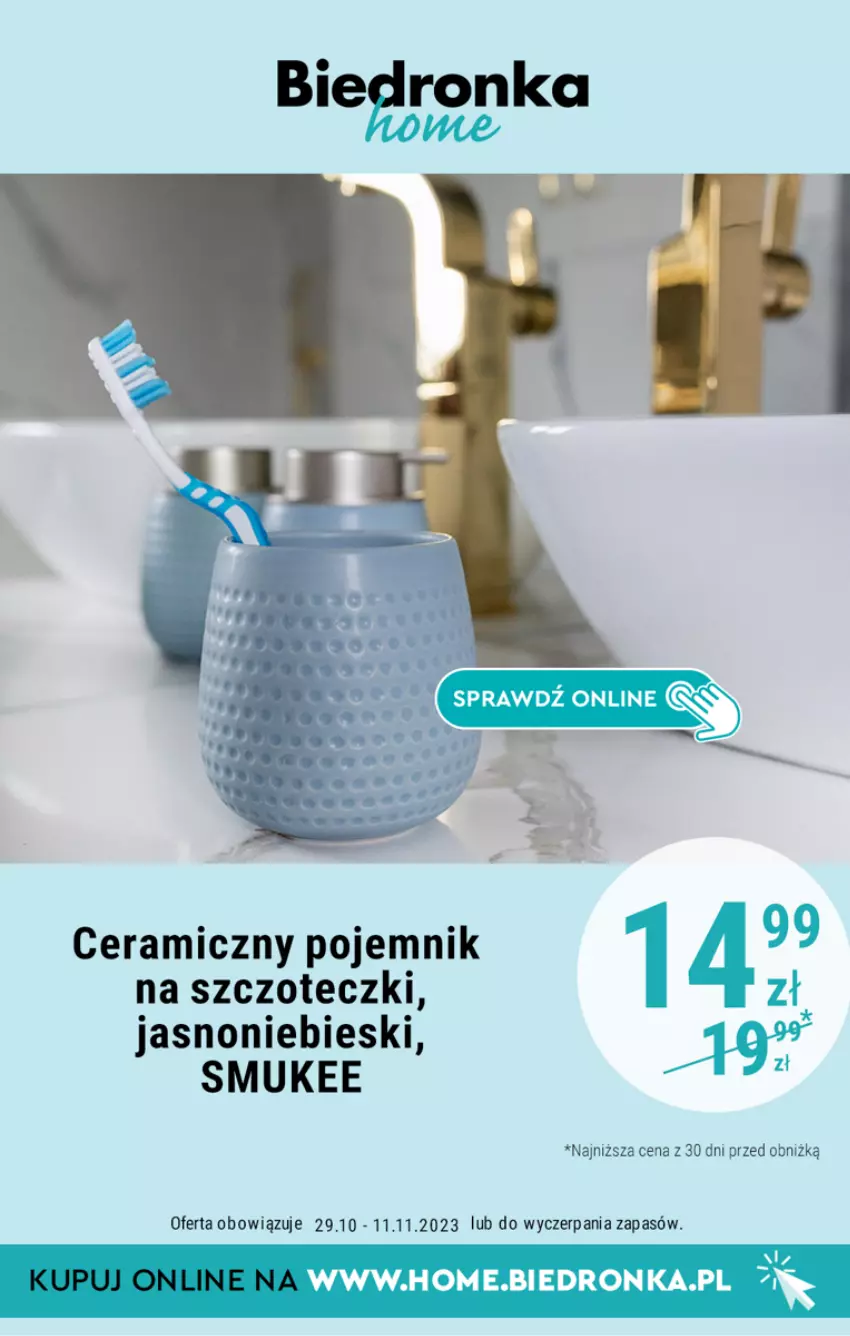 Gazetka promocyjna Biedronka - Biedronka Home - Gazetka - Biedronka.pl - ważna 29.10 do 11.11.2023 - strona 7 - produkty: Pojemnik