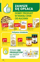 Gazetka promocyjna Auchan - Gazetka przeNISKIE CENY – PrzeWybór z MAXI PAKAMI Hipermarkety - Gazetka - ważna od 21.09 do 21.09.2022 - strona 16 - produkty: Pistacje, Makaron, Por, Gry, Dżem, Płatki owsiane, Kasza, Fa