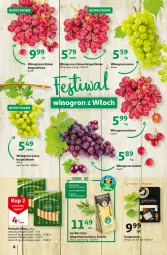 Gazetka promocyjna Auchan - Gazetka przeNISKIE CENY – PrzeWybór z MAXI PAKAMI Hipermarkety - Gazetka - ważna od 21.09 do 21.09.2022 - strona 4 - produkty: Ser, Bursztyn, Parówki, Gorgonzola, Winogrona, Wino