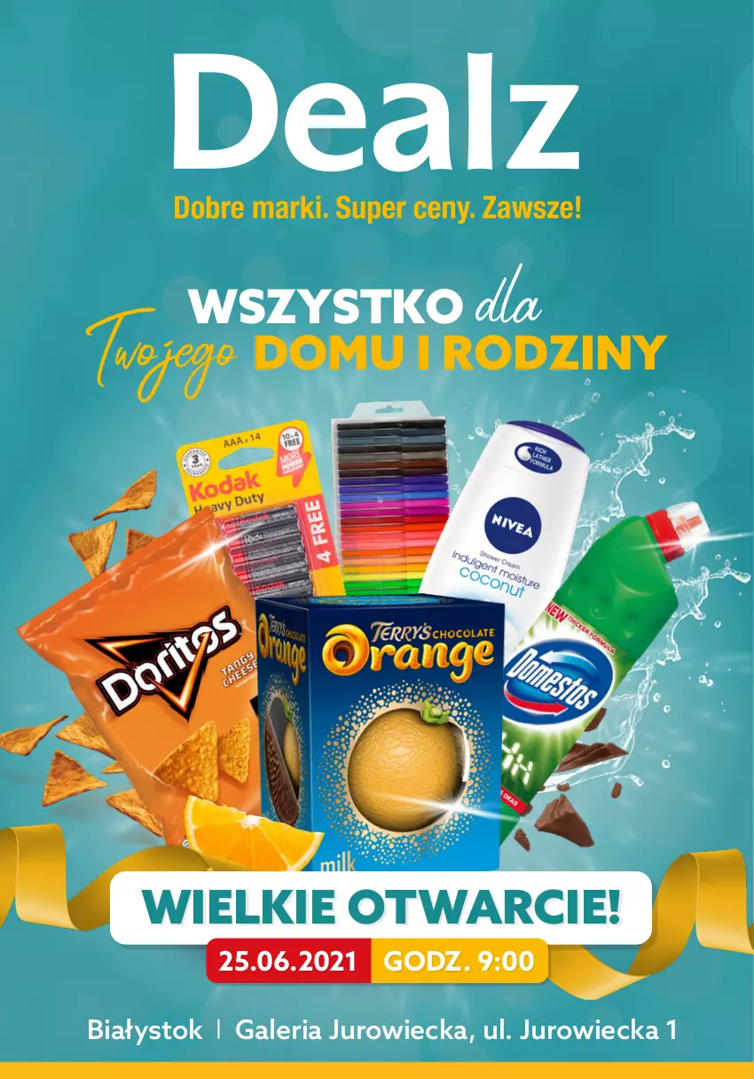 Gazetka promocyjna Dealz - Gazetka na otwarcie - Białystok - ważna 25.06 do 09.07.2021 - strona 1