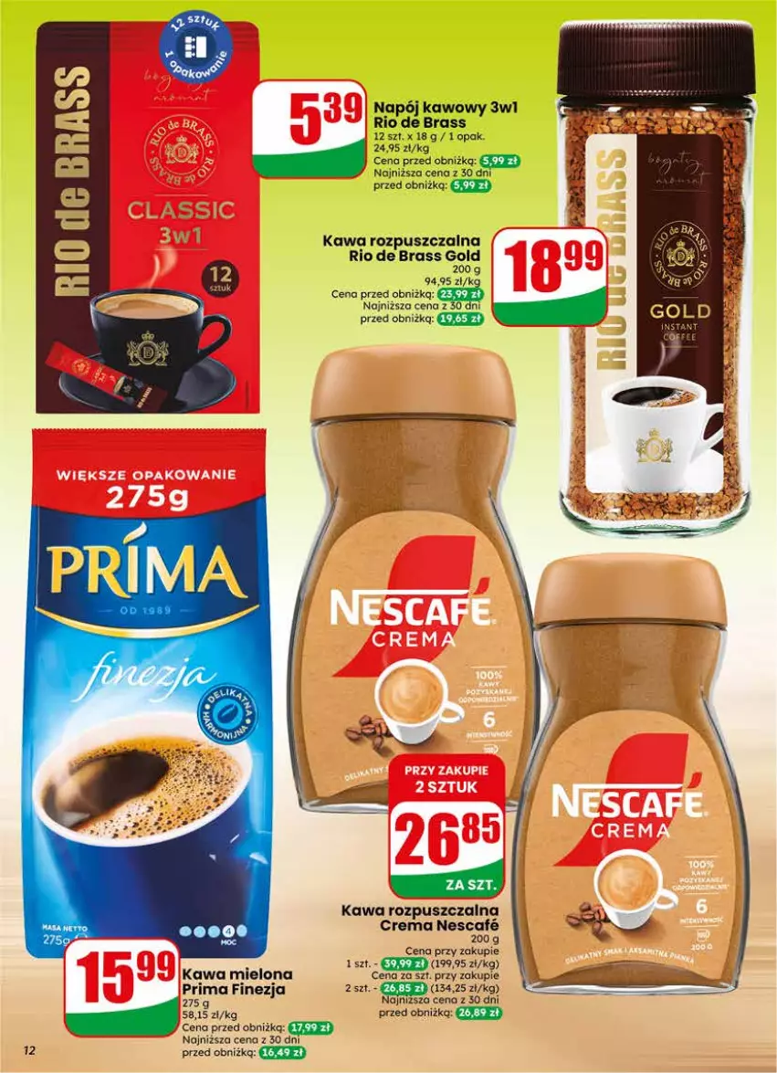 Gazetka promocyjna Dino - Gazetka 20 / 2026 - ważna 13.05 do 19.05.2026 - strona 12 - produkty: Kawa, Kawa mielona, Kawa rozpuszczalna, Napój, Prima