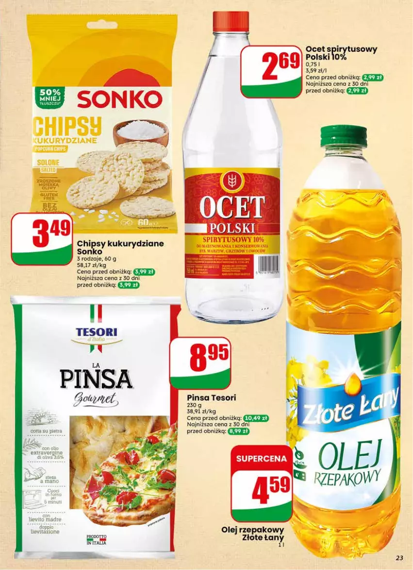 Gazetka promocyjna Dino - Gazetka 20 / 2026 - ważna 13.05 do 19.05.2026 - strona 23 - produkty: Ocet, Olej, Sonko
