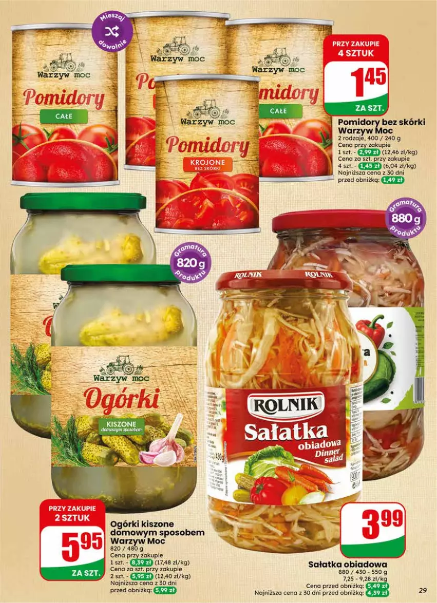 Gazetka promocyjna Dino - Gazetka 20 / 2026 - ważna 13.05 do 19.05.2026 - strona 29 - produkty: Pomidory, Sałat, Sałatka