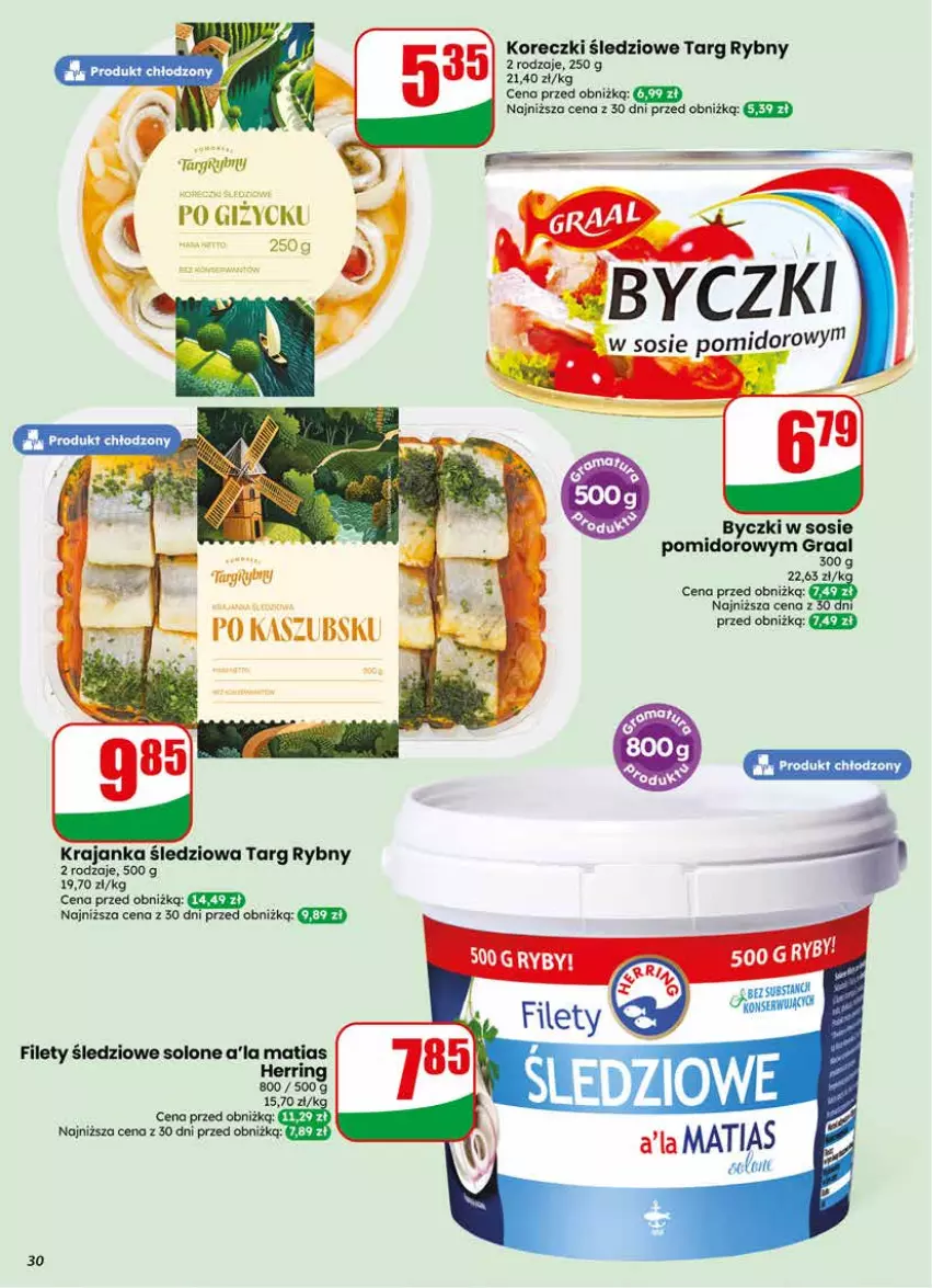 Gazetka promocyjna Dino - Gazetka 20 / 2026 - ważna 13.05 do 19.05.2026 - strona 30 - produkty: Gra, Graal, Koreczki śledziowe, Krajanka śledziowa, Sos