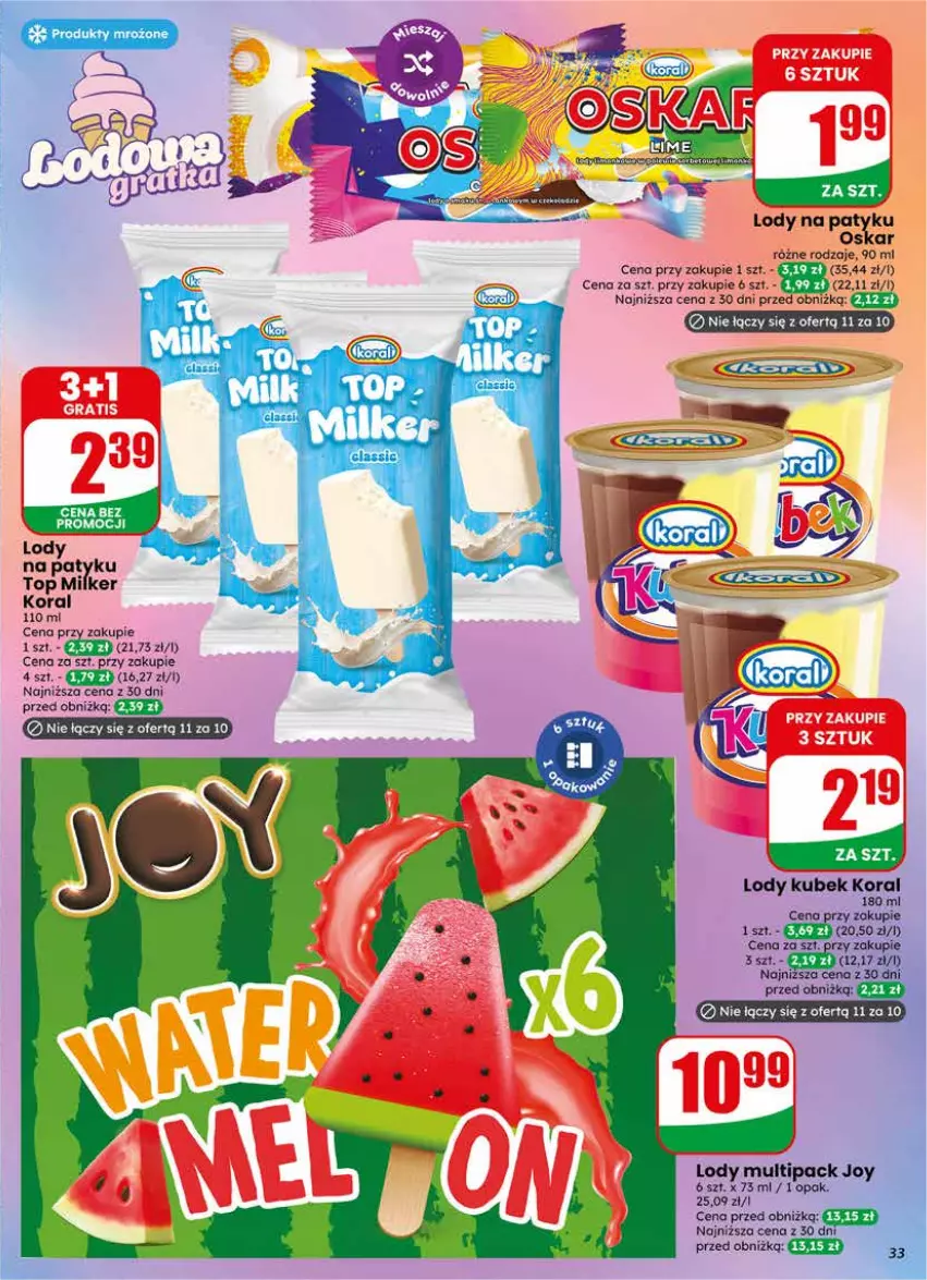 Gazetka promocyjna Dino - Gazetka 20 / 2026 - ważna 13.05 do 19.05.2026 - strona 33 - produkty: Kubek, Lody, Ser, Top