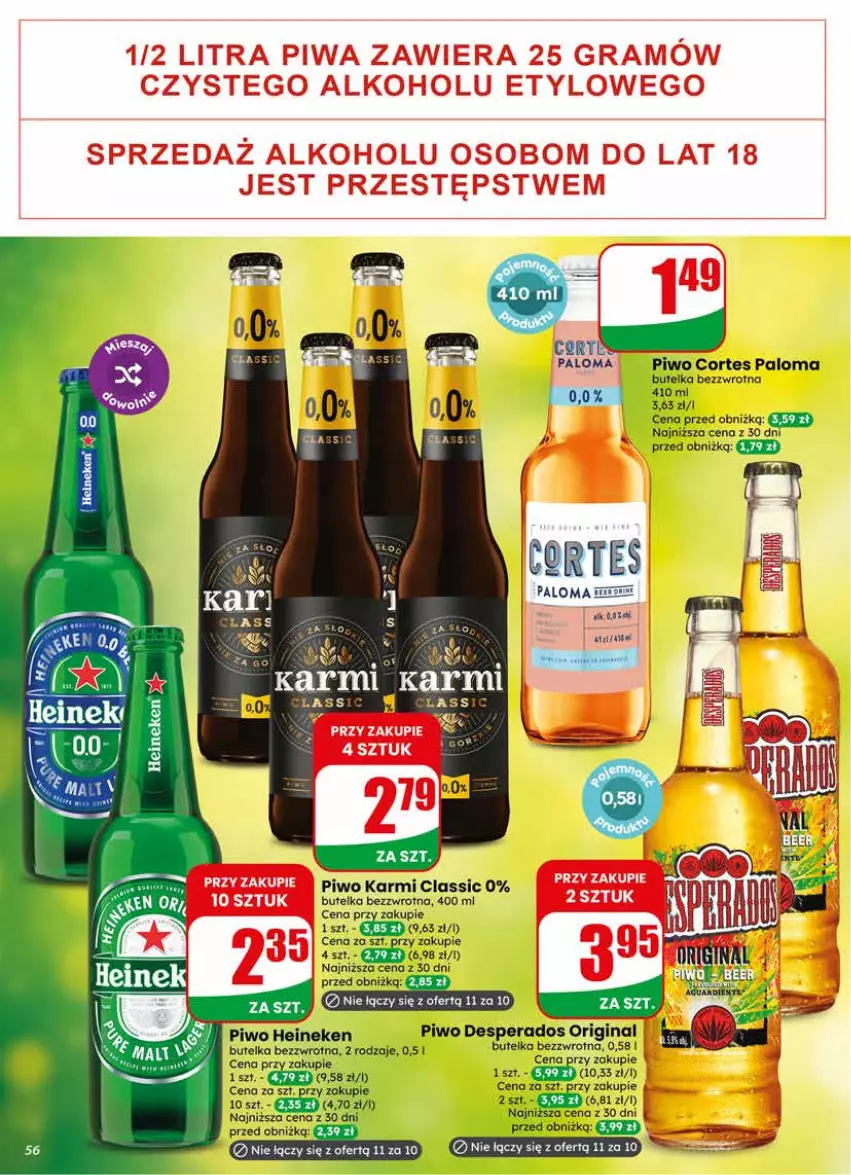 Gazetka promocyjna Dino - Gazetka 20 / 2026 - ważna 13.05 do 19.05.2026 - strona 56 - produkty: Gin, Gra, Piwa, Piwo