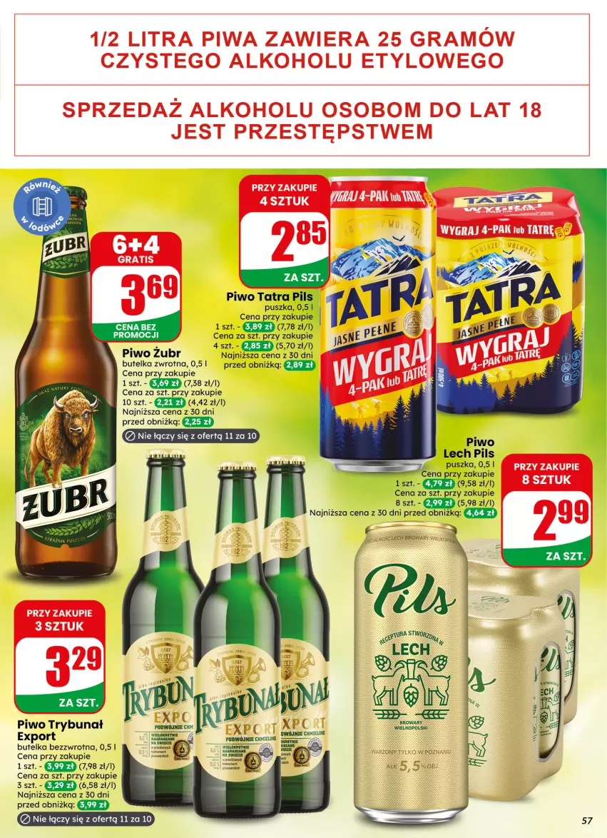 Gazetka promocyjna Dino - Gazetka 20 / 2026 - ważna 13.05 do 19.05.2026 - strona 57 - produkty: Piwo, Por, Tatra
