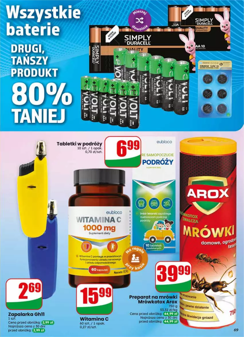 Gazetka promocyjna Dino - Gazetka 20 / 2026 - ważna 13.05 do 19.05.2026 - strona 69 - produkty: Duracell, Suplement diety, Tablet, Zapalarka