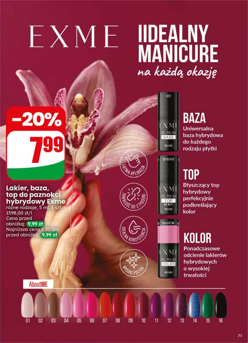 Gazetka promocyjna Dino - Gazetka 20 / 2026 - ważna 13.05 do 19.05.2026 - strona 71 - produkty: Lakier, Top