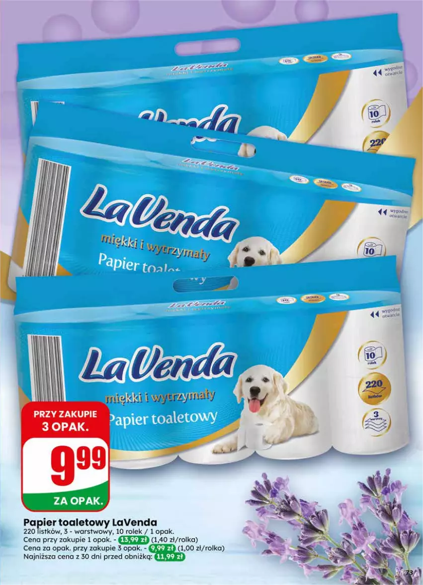Gazetka promocyjna Dino - Gazetka 20 / 2026 - ważna 13.05 do 19.05.2026 - strona 73 - produkty: Papier, Papier toaletowy
